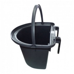 COMEDERO CUBO CON ASA PANARO 300/86M NEGRO