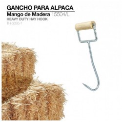 GANCHO PARA ALPACA MANGO MADERA 15504/L