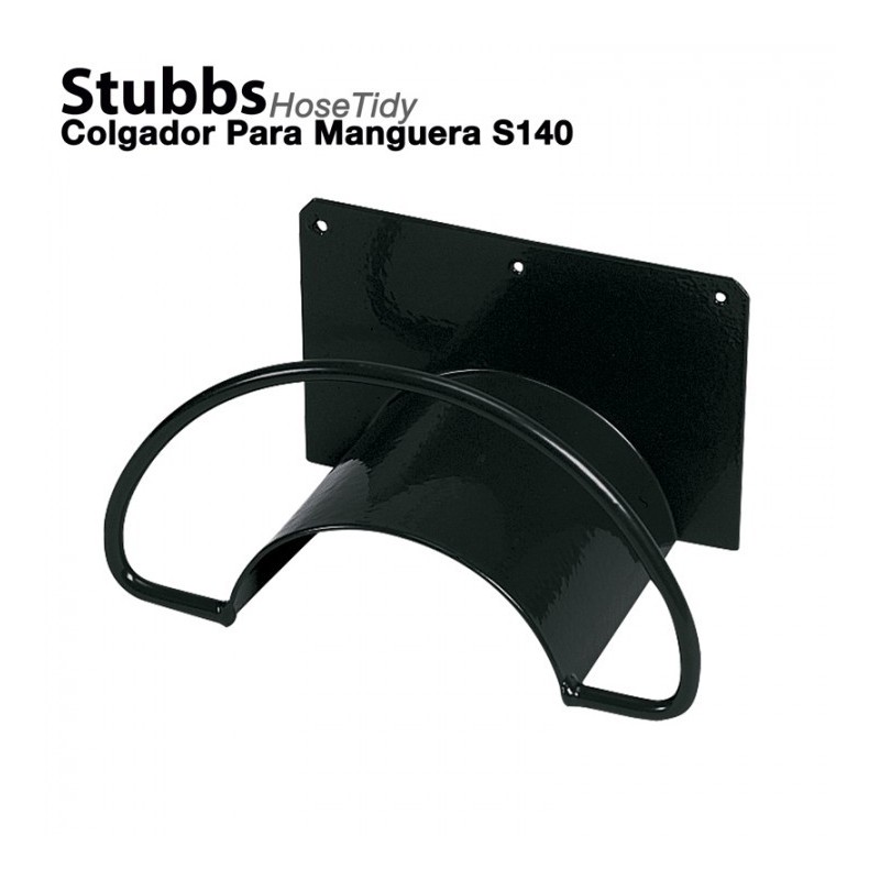 COLGADOR PARA MANGUERA STUBBS S140 NEGRO