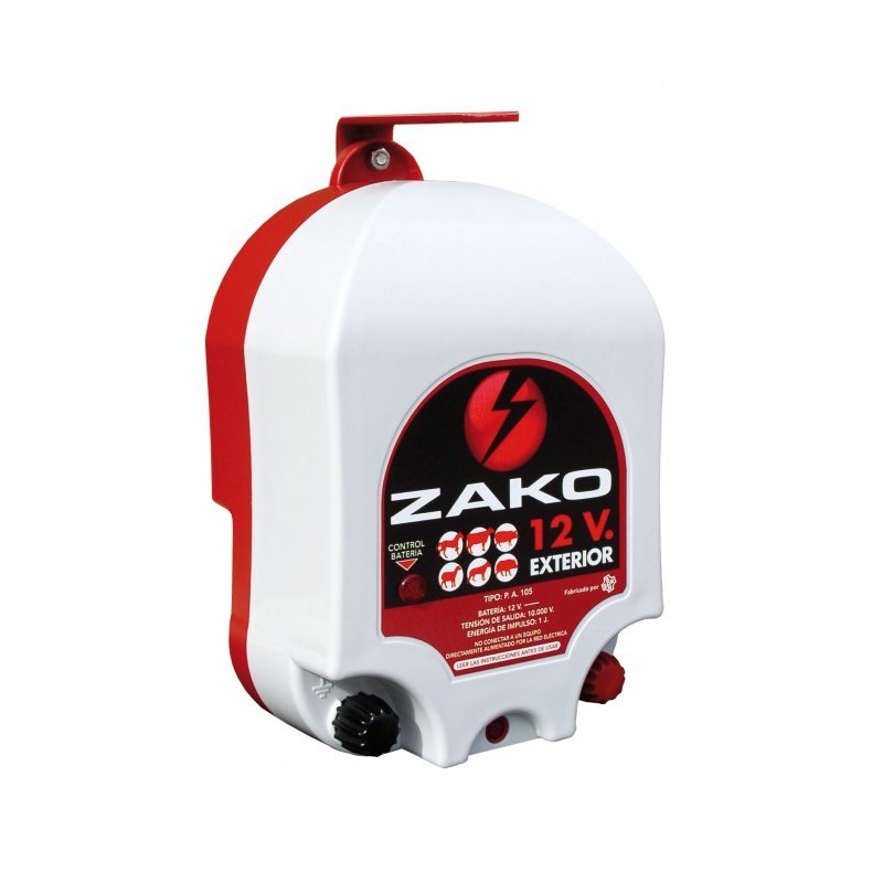 PASTOR ELÉCTRICO ZAKO 12 V. BATERIA EXTERIOR