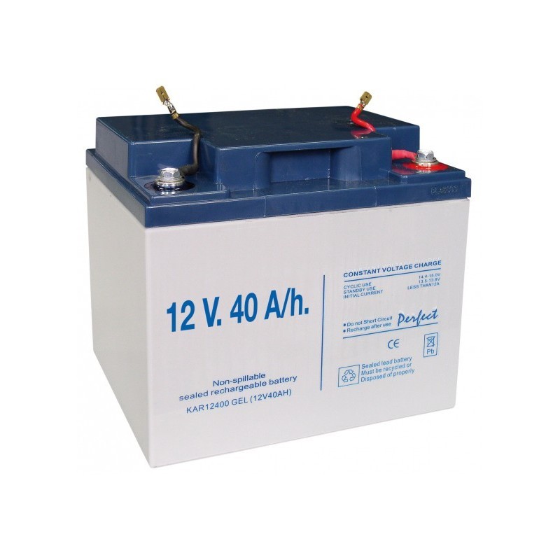 Batería - Gel Recargable 12 V. 40 A/h.