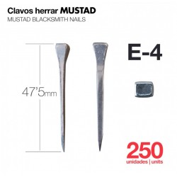 CLAVOS HERRAR MUSTAD 250uds E-4