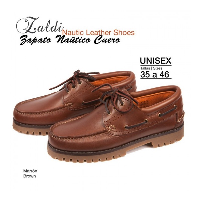ZAPATO NAÚTICO CUERO ZALDI 5121