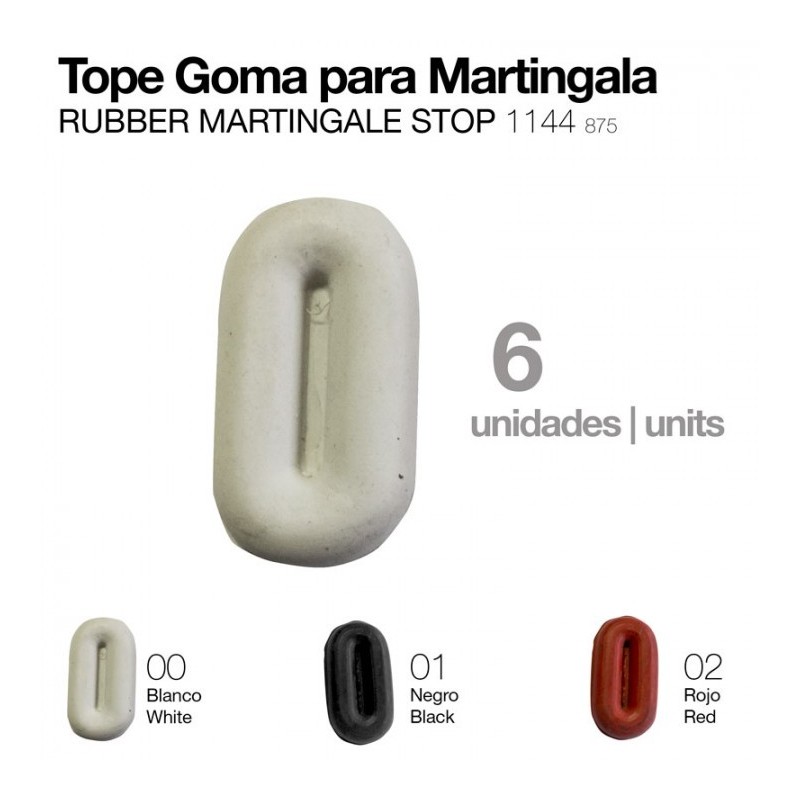 TOPE GOMA PARA MARTINGALA 875 6 unidades