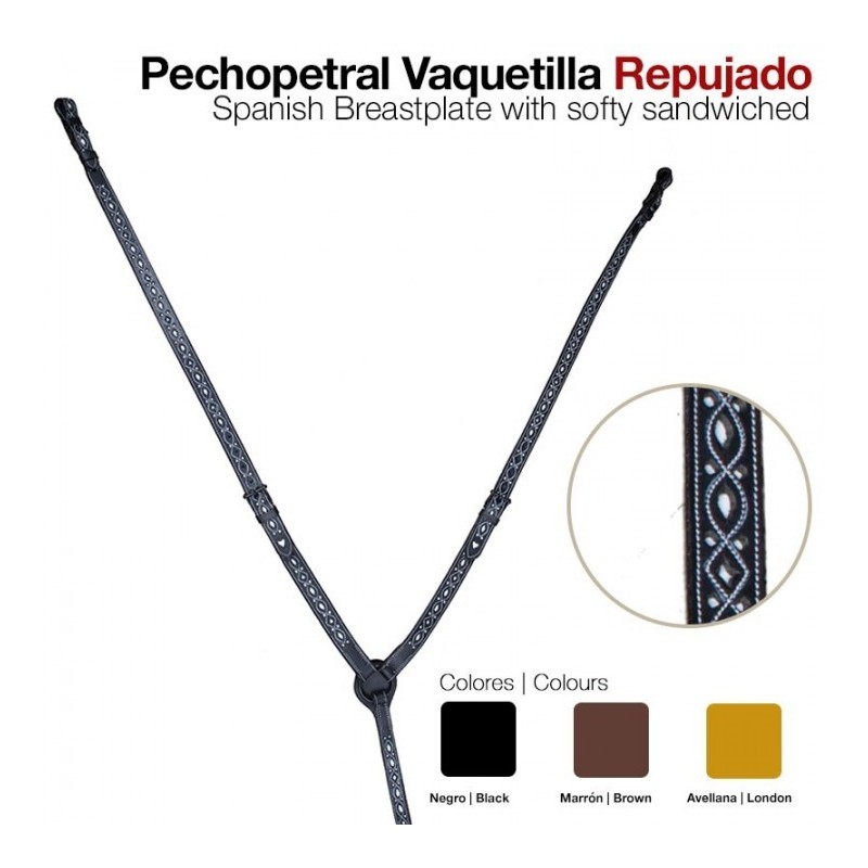 PECHOPETRAL VAQUETILLA REPUJADO