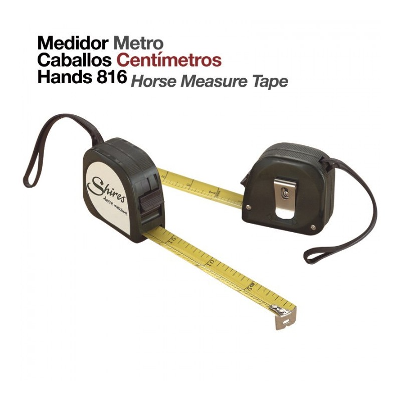 MEDIDOR METRO CABALLOS CENTÍMETROS HANDS 816