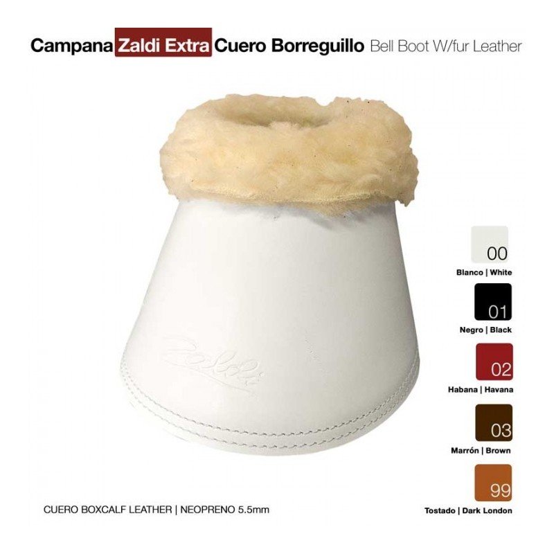 CAMPANA ZALDI EXTRA CUERO BORREGUILLO