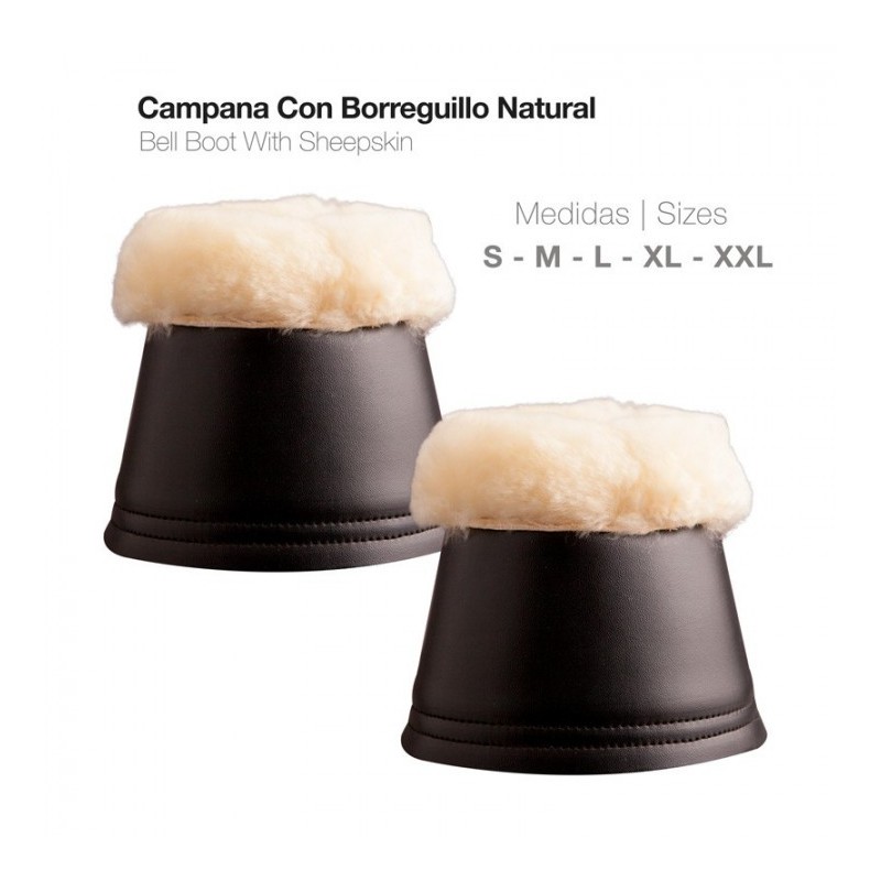 CAMPANA CON BORREGUILLO NATURAL HT0001