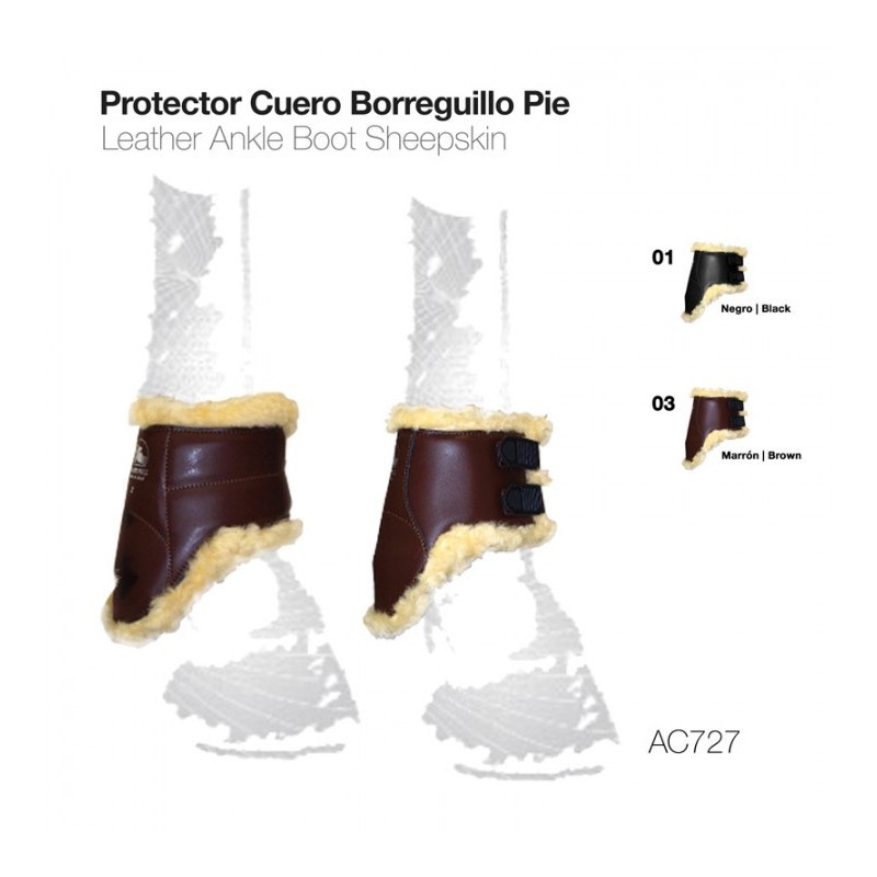 PROTECTOR CUERO BORREGUILLO PIE GP520S