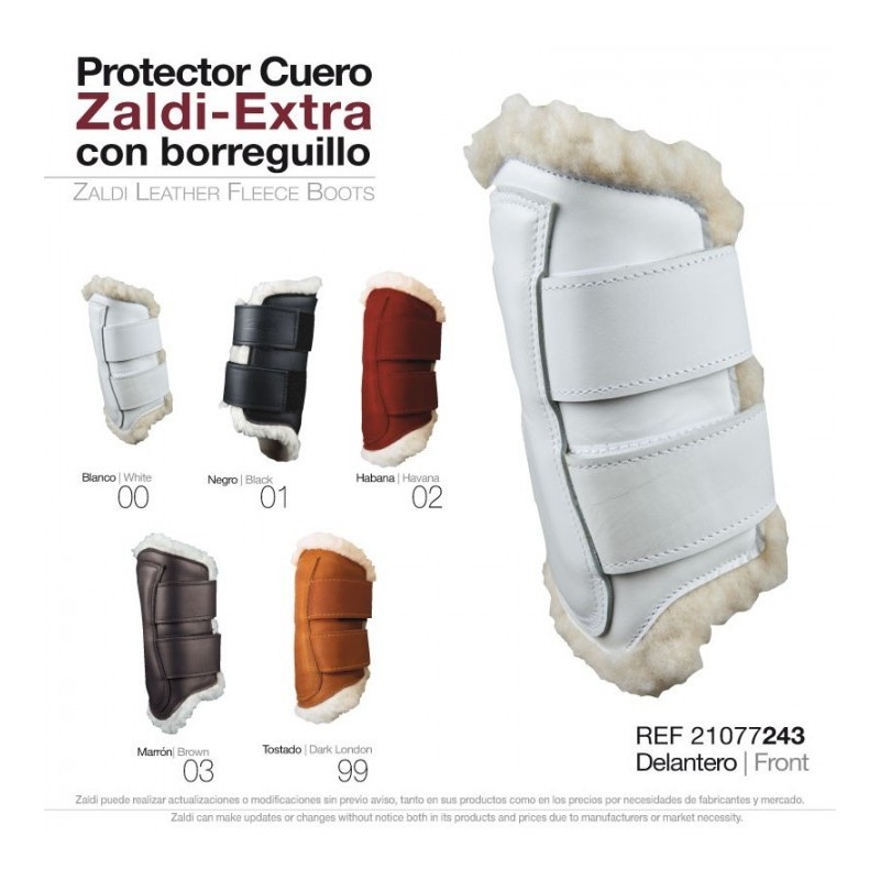 PROTECTOR ZALDI EXTRA CUERO BORREGUILLO MANO