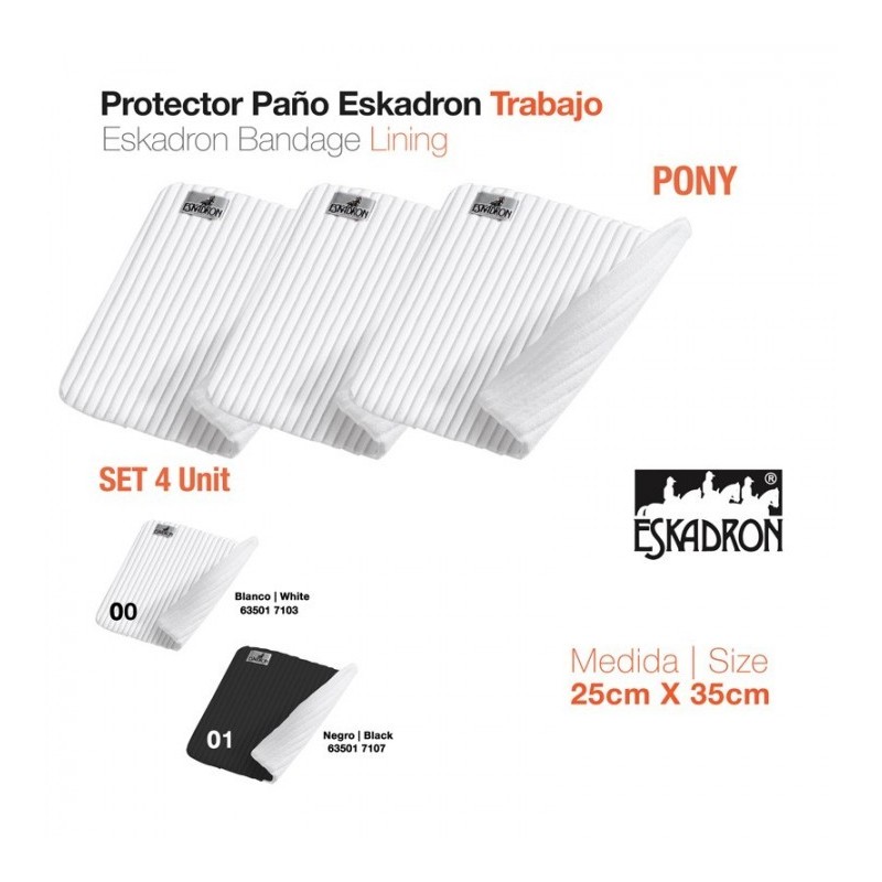 PROTECTOR PAÑO ESKADRON TRABAJO PONY 63501 7103 BL