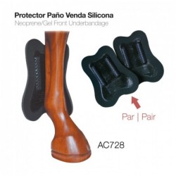 PROTECTOR PAÑO VENDA SILICONA AC728 NEGRO