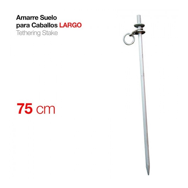 AMARRE SUELO PARA CABALLOS LARGO 75cm.