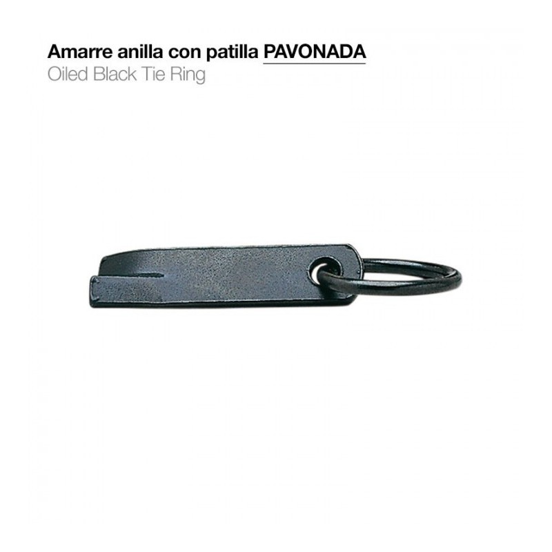 AMARRE ANILLA CON PATILLA PAVONADO