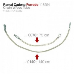 RAMAL CADENA FORRADO 118254 - 140 cm.