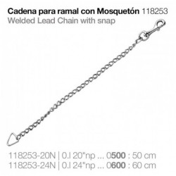 CADENA PARA RAMAL CON MOSQUETÓN 118253-20N