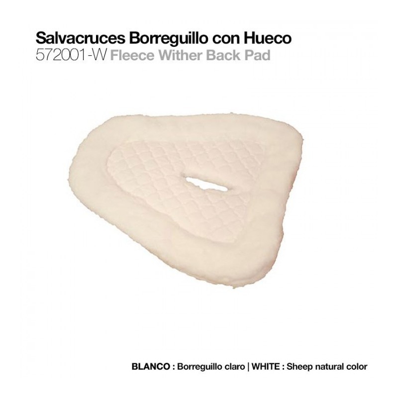 SALVACRUCES BORREGUILLO CON HUECO 572001-W BLANCO
