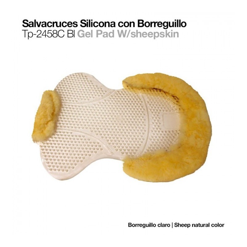 SALVACRUCES SILICONA CON BORREGUILLO TP-2458C BLANCO