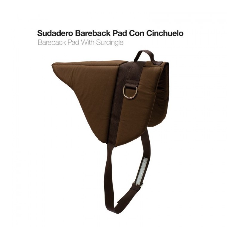 SUDADERO BAREBACK PAD CON CINCHUELO 1514 MARRÓN