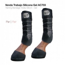 VENDA TRABAJO SILICONA GEL AC703 PAR NEGRO