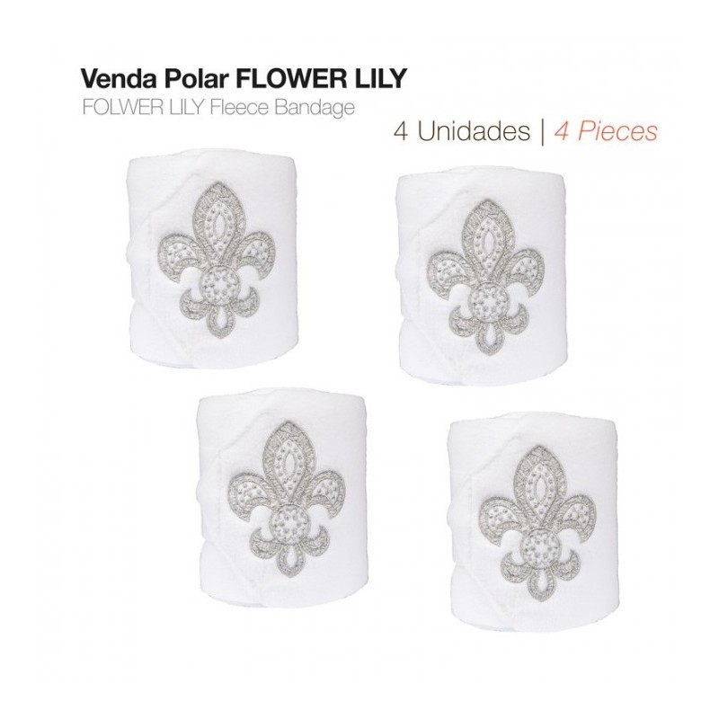 VENDA POLAR FLOWER LILY 4 unidades BLANCO