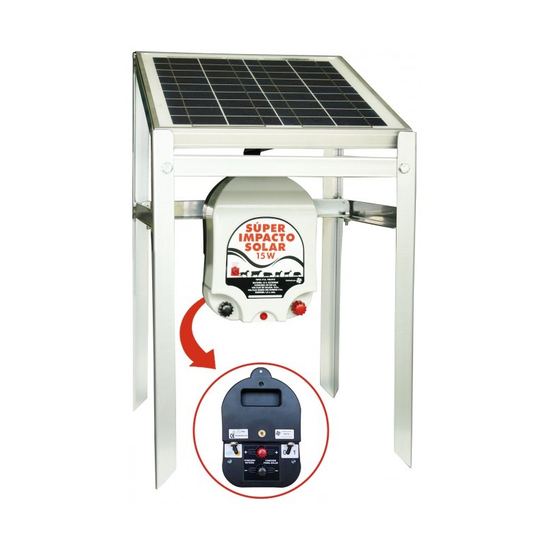 PASTOR ELÉCTRICO IMPACTO SOLAR 15W