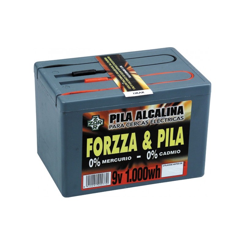 Pila Forzza Alcalina 9 V. 1000 W. hora