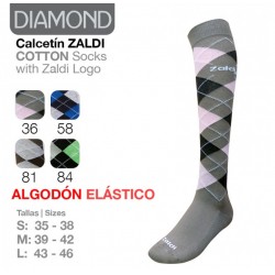 CALCETÍN ZALDI ALGODÓN ELÁSTICO DIAMOND