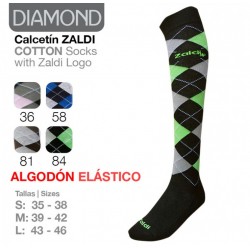 CALCETÍN ZALDI ALGODÓN ELÁSTICO DIAMOND