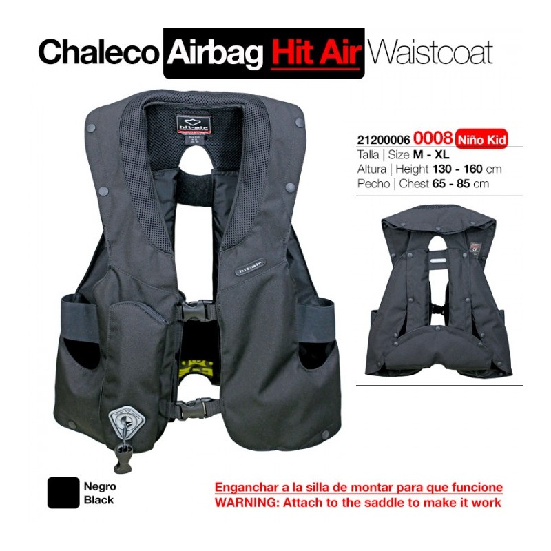 CHALECO AIRBAG. HIT AIR niño SKV