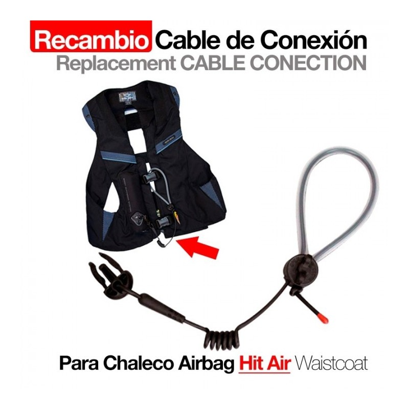 CHALECO AIRBAG HIT AIR cable de conexión