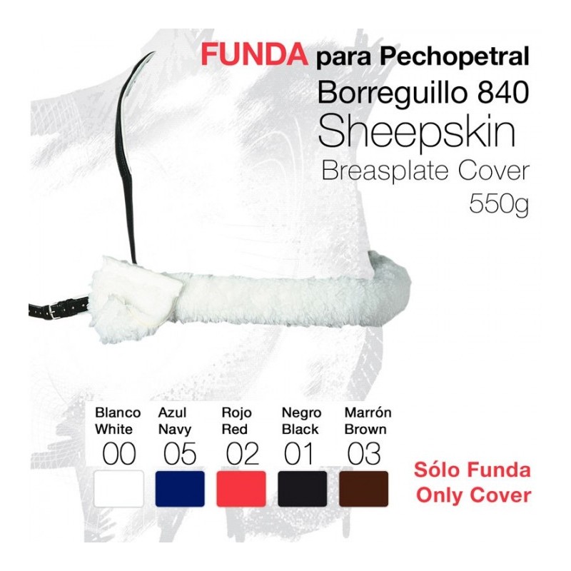 FUNDA PARA PECHOPETRAL BORREGUILLO 840