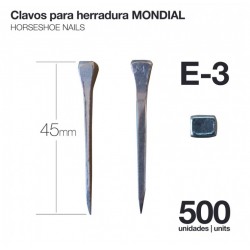 CLAVOS PARA HERRADURA MONDIAL E-3