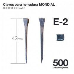 CLAVOS PARA HERRADURA MONDIAL E-2 500uds