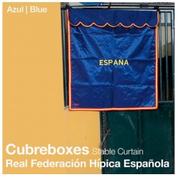 CUBREBOXES REAL FEDERACIÓN HÍPICA ESPAÑOLA AZUL