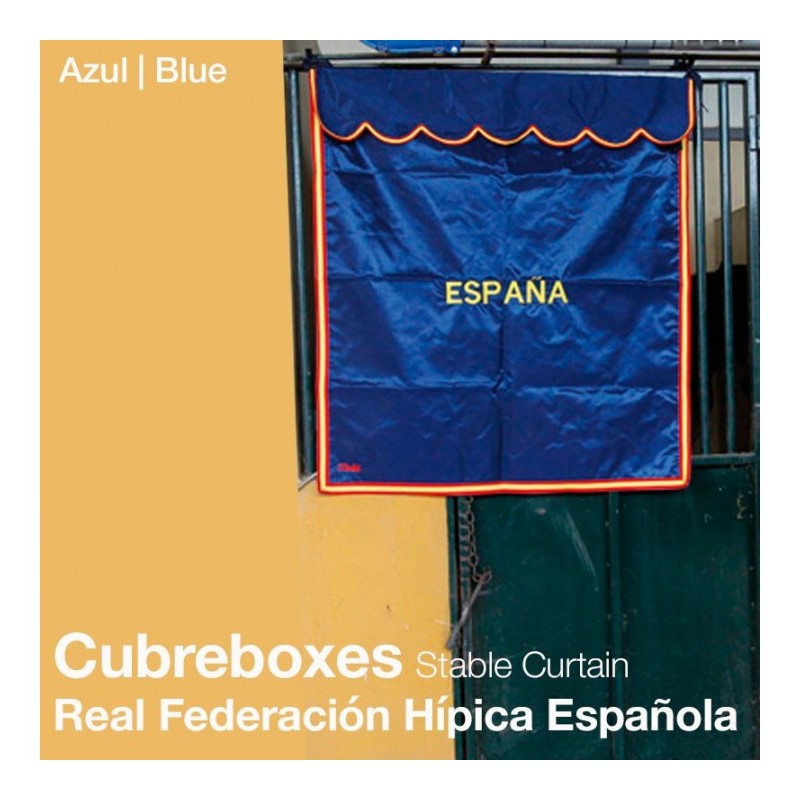 CUBREBOXES REAL FEDERACIÓN HÍPICA ESPAÑOLA AZUL