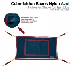 CUBREFALDÓN BOXES NYLÓN AZUL