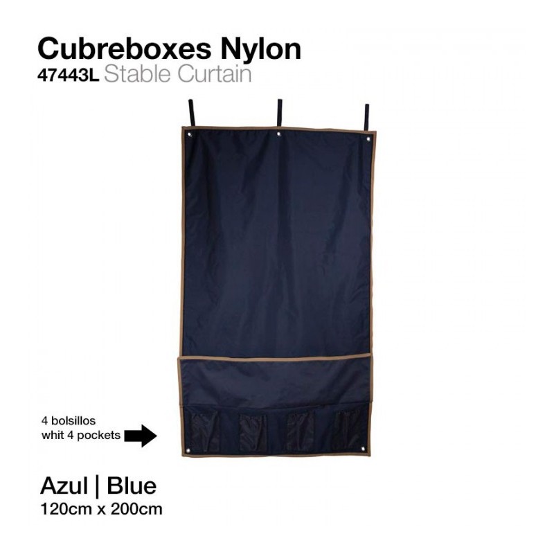 CUBREBOXES NYLON 47443L 120x200cm AZUL