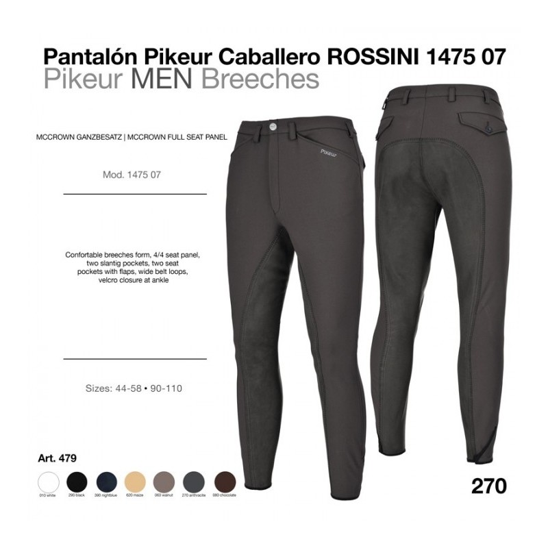 PANTALÓN PIKEUR CABALLERO ROSSINI 1475-07 479