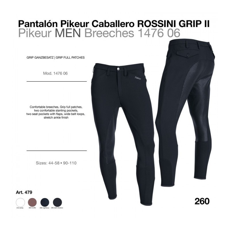 PANTALÓN PIKEUR CABALLERO ROSSINI GRIP II 1476-06 479