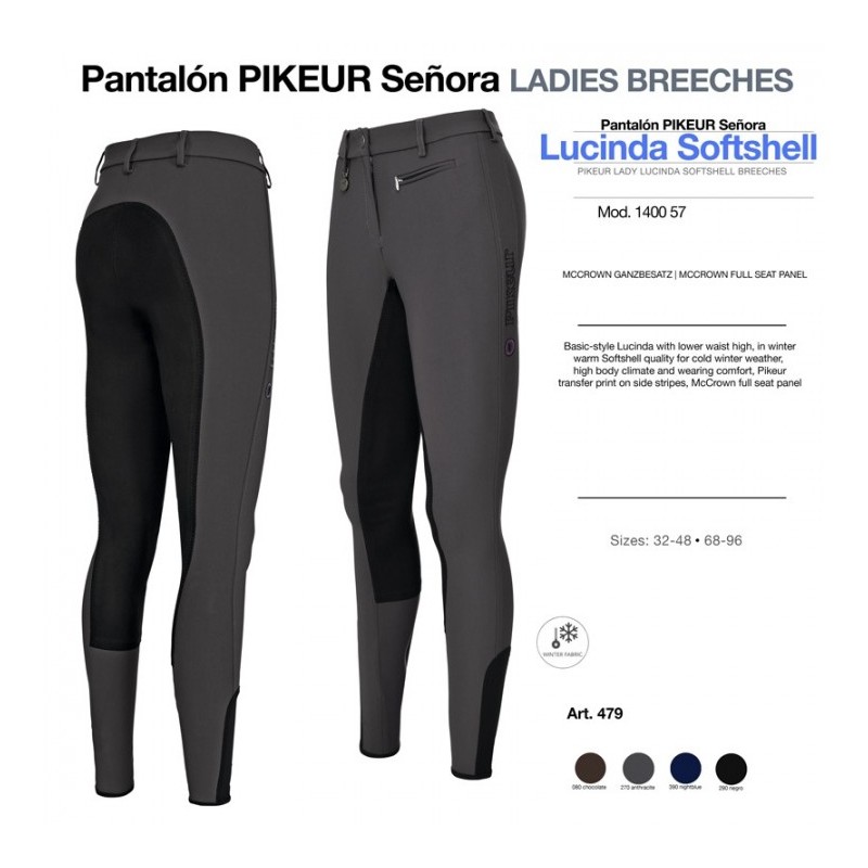 PANTALÓN PIKEUR SEÑORA LUCINDA SOFTSHELL 1400-57 481