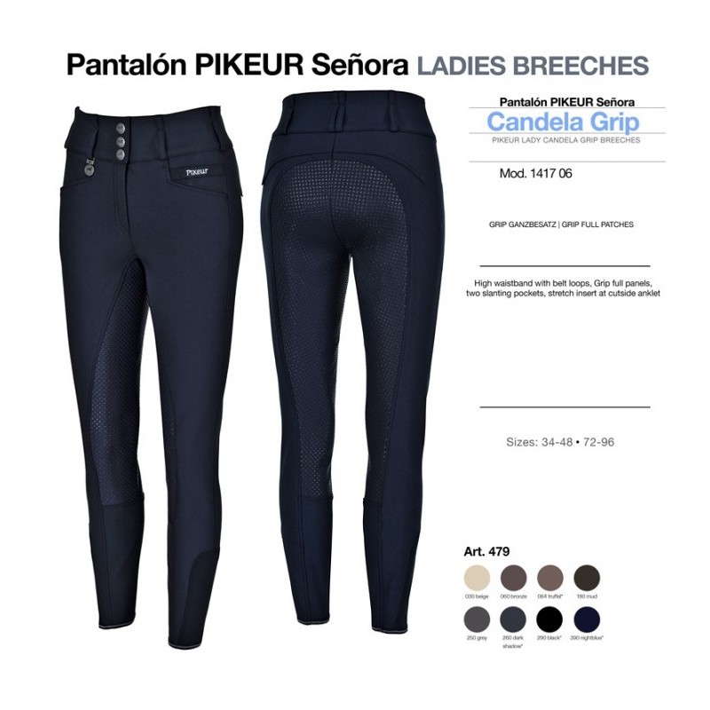 PANTALÓN PIKEUR SEÑORA CANDELA GRIP 1417-06