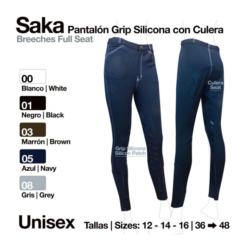 PANTALÓN GRIP SILICONA SAKA CULERA