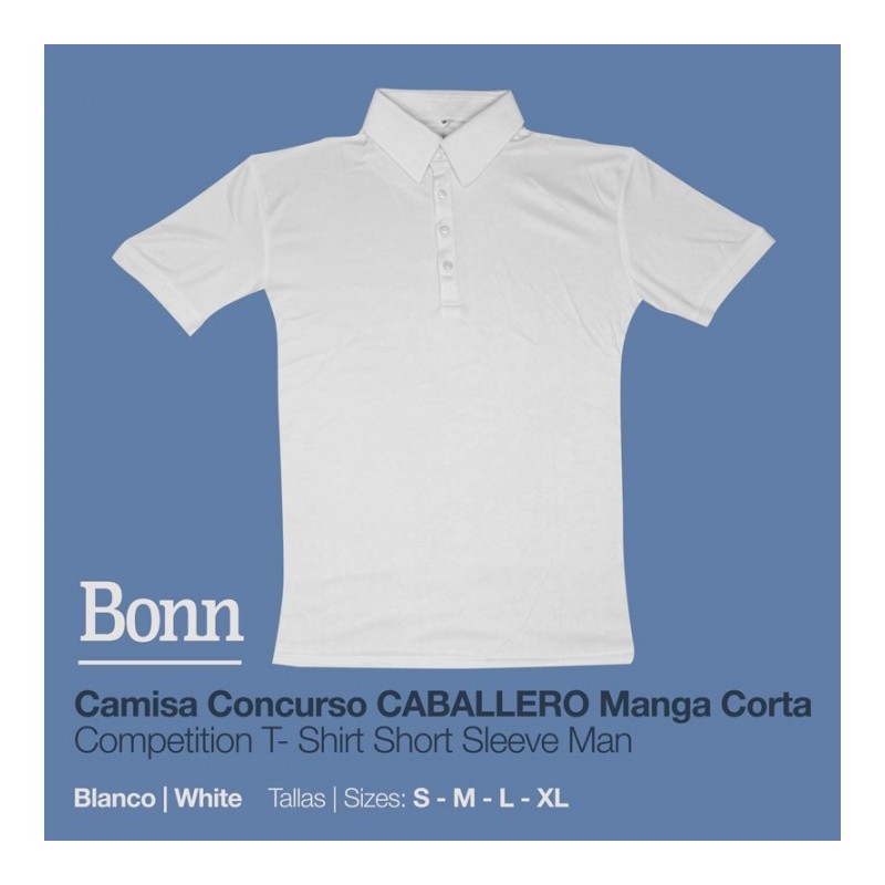 CAMISA CONCURSO BONN MANGA CORTA CABABALLERO