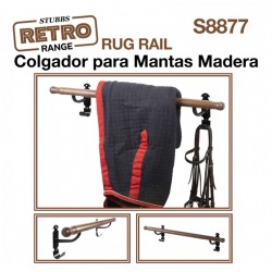 COLGADOR MANTAS MADERA...