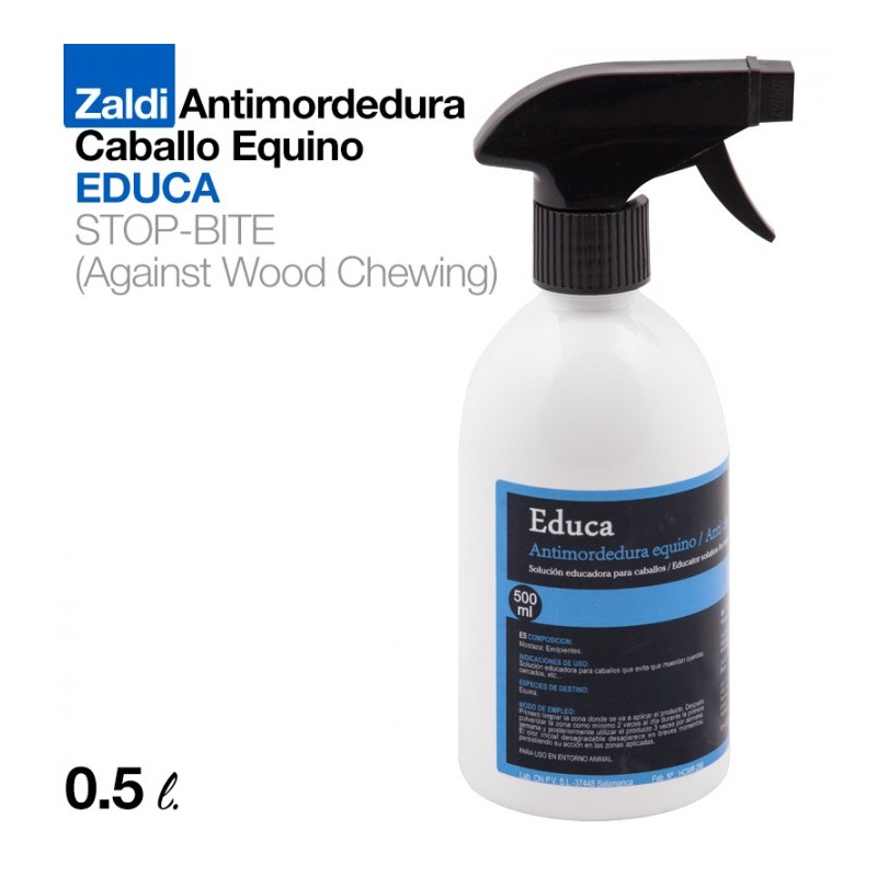 ZALDI ANTIMORDEDURA CABALLO EQUINO EDUCA 0.5 litro