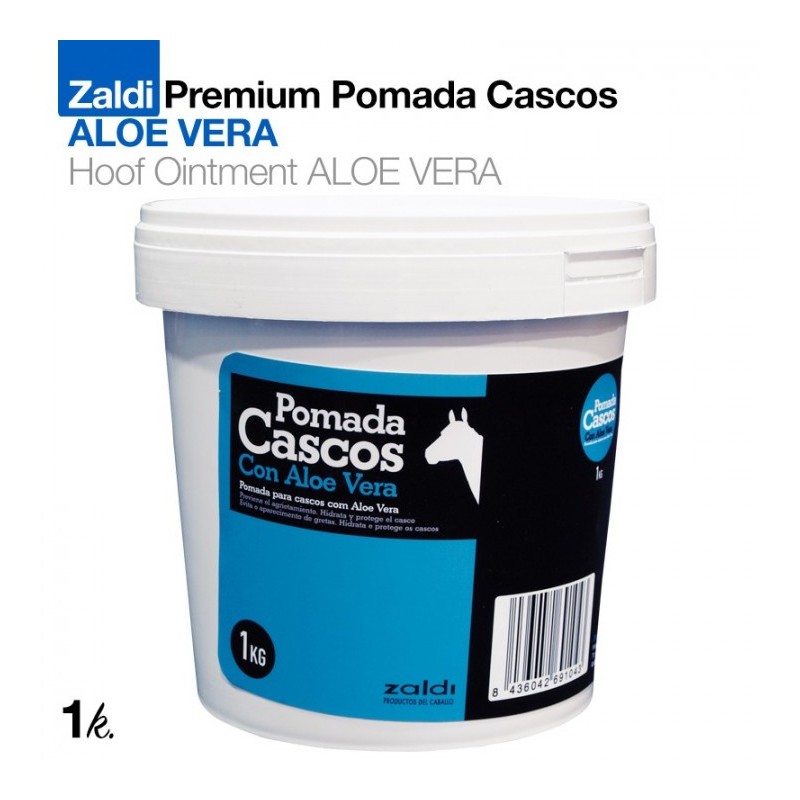 ZALDI PREMIUM POMADA CASCOS ALOE VERA 1kg