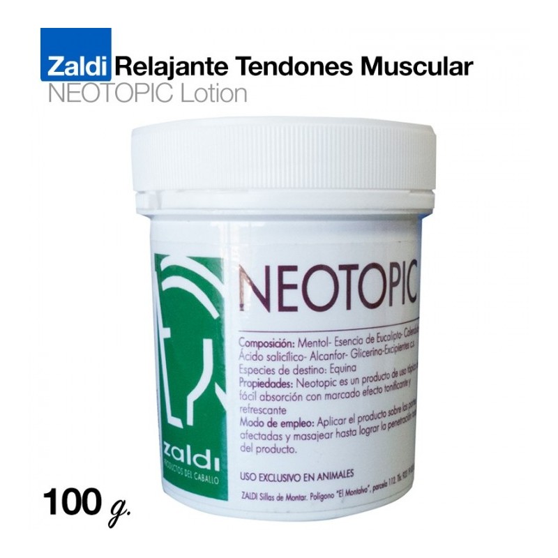 ZALDI RELAJANTE TENDONES MUSCULAR NEOTOPIC 100gr