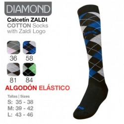 CALCETÍN ZALDI ALGODÓN ELÁSTICO DIAMOND