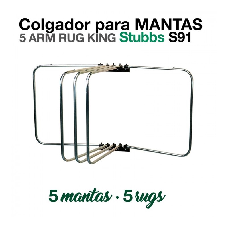 COLGADOR PARA MANTAS STUBBS S91 (5 MANTAS)